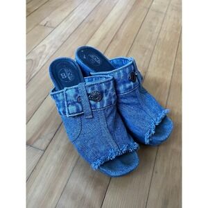 Denim Heels